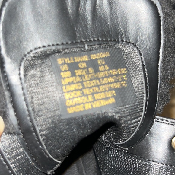 New Kate Spade Black Suede Sherpa Trimmed Lace Up Booties Silver Hardware - Picture 8 of 9